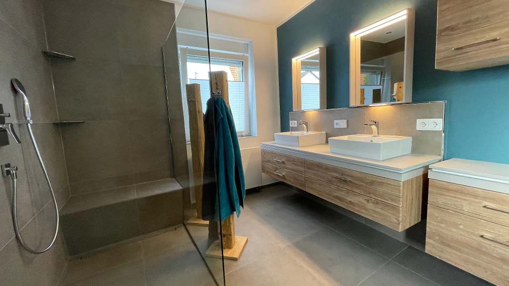 New Elegance in Beige & Blau.