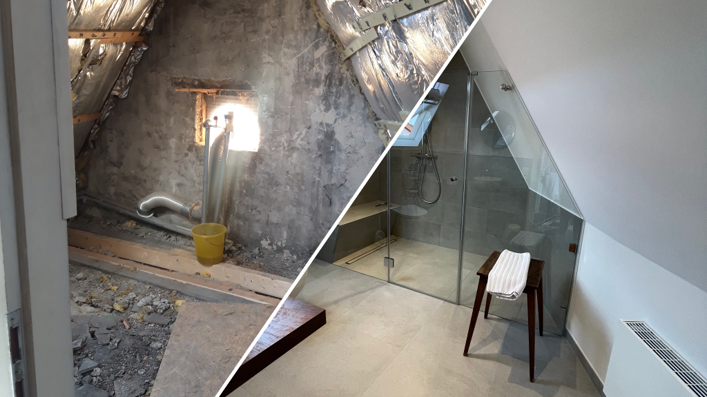 Umbau eines alten Fachwerkhauses